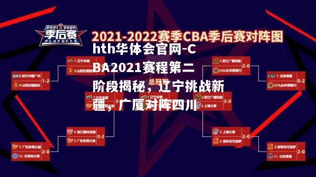 CBA2021赛程第二阶段揭秘，辽宁挑战新疆，广厦对阵四川